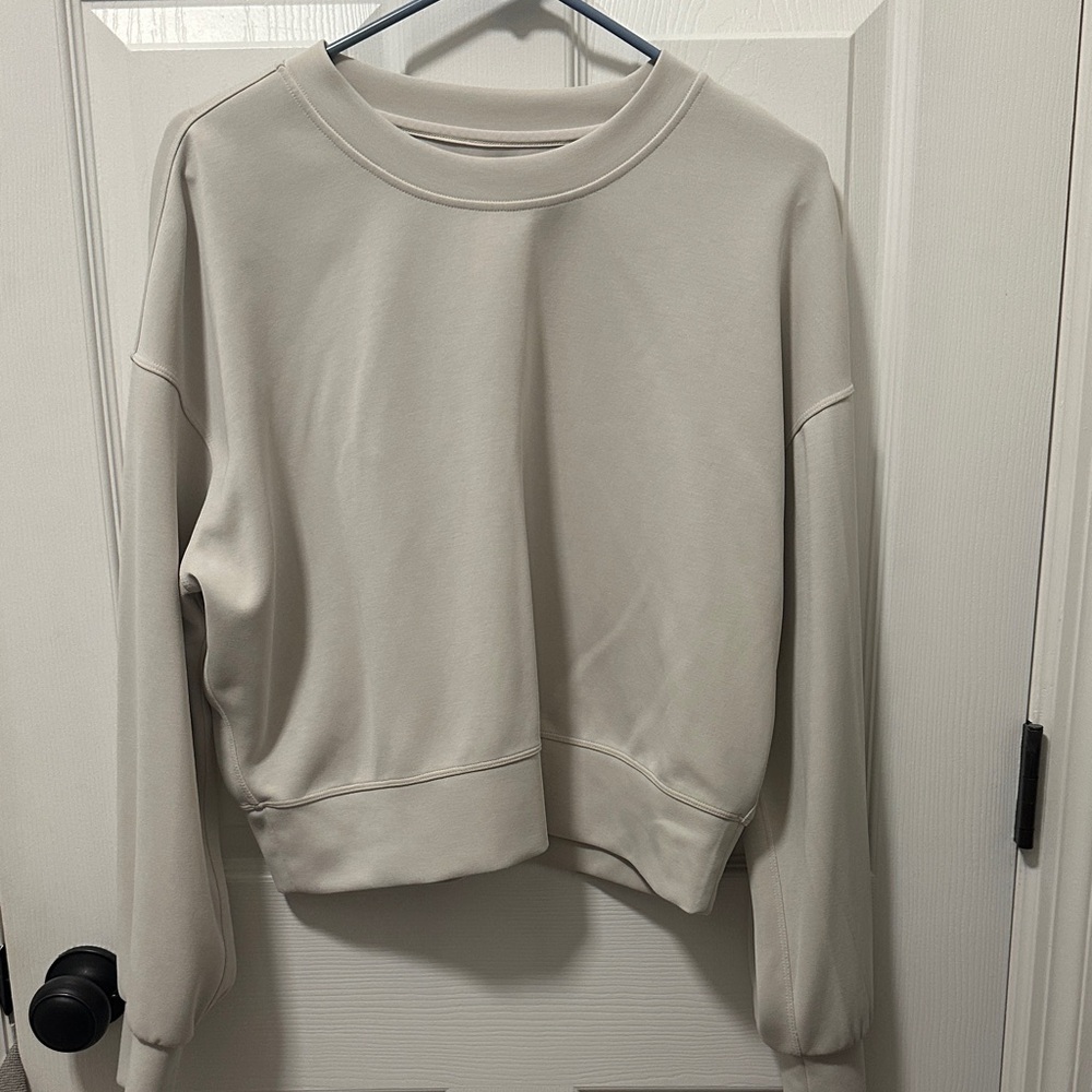 Lululemon Athletica Beige Crewneck Softstreme Sweatshirt